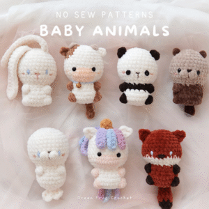 Home pattern bundle 7 baby animals