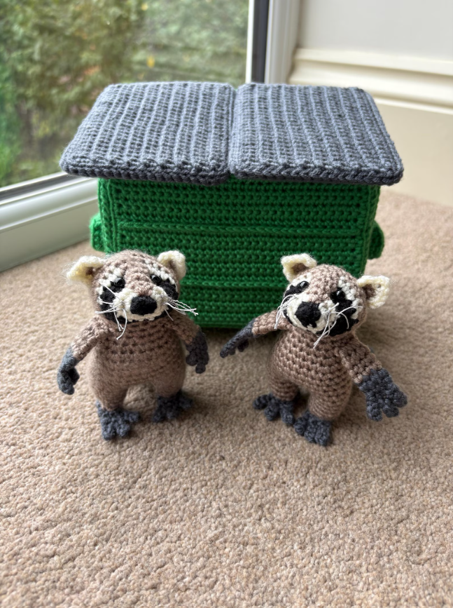 dumpster raccoon crochet pattern dumpster raccoon crochet pattern