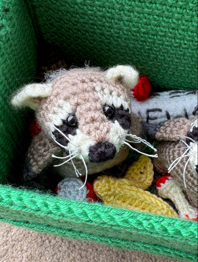 dumpster raccoon crochet pattern dumpster raccoon crochet pattern