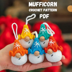 Home crochet gnome decor amigurumi pattern