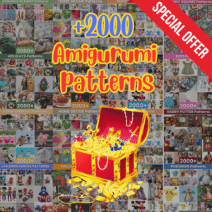 2000+ crochet patterns – instant download for every project! 🧶