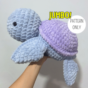 jumbo crochet turtle pattern