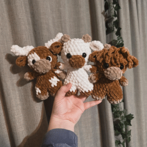 baby cows trio pattern