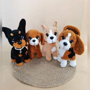 Home 4in1 plush dog breeds
