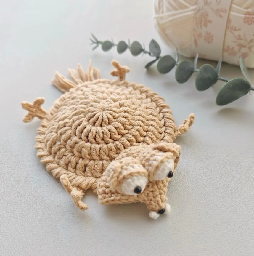 funny squirrel &acorn coaster crochet pattern funny squirrel &acorn coaster crochet pattern
