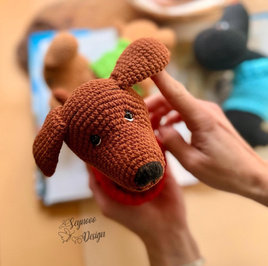 crochet dachshund in sweater pattern crochet dachshund in sweater pattern