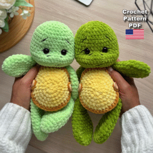 crochet turtle amigurumi pattern